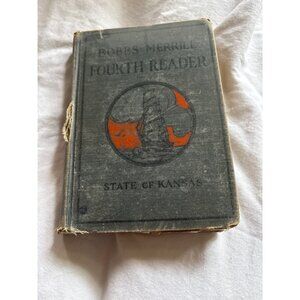 Robbs-Merrill Fourth Reader 1924 Hardcover Book